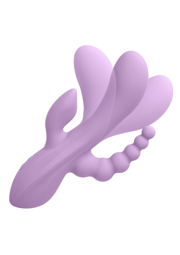 CalExotics Flex Bend & Hold Triple Rumbler Vibrator Paars - productfoto 5 | SIN&LACE
