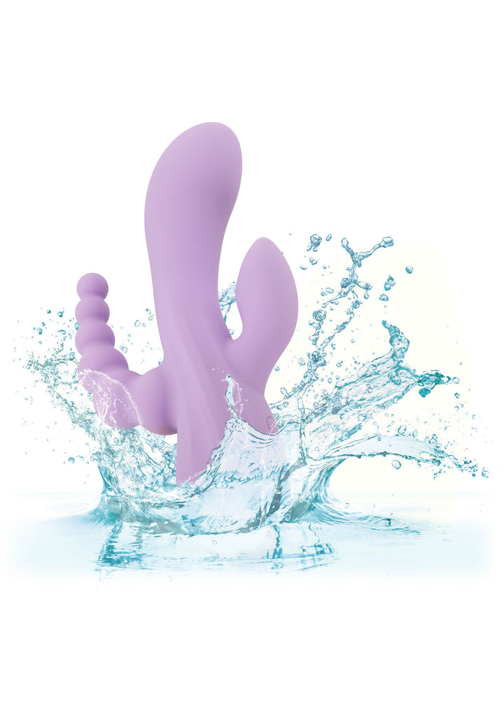 CalExotics Flex Bend & Hold Triple Rumbler Vibrator Paars - productfoto 8 | SIN&LACE