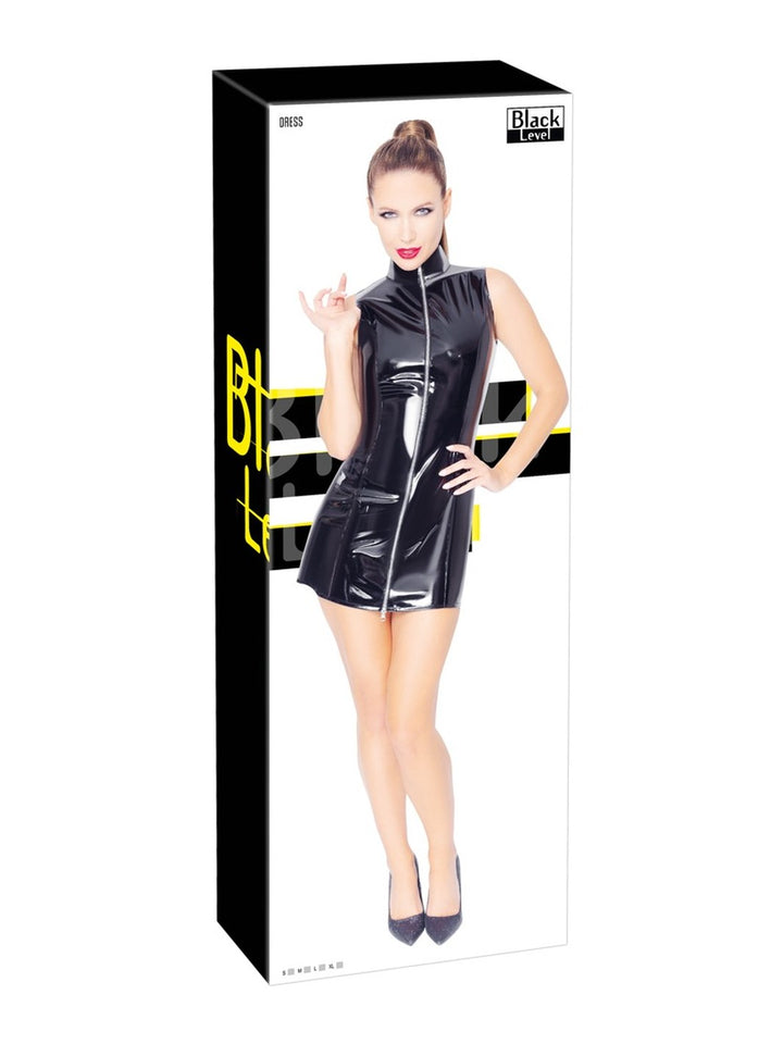 Vinyl Dress with Zip