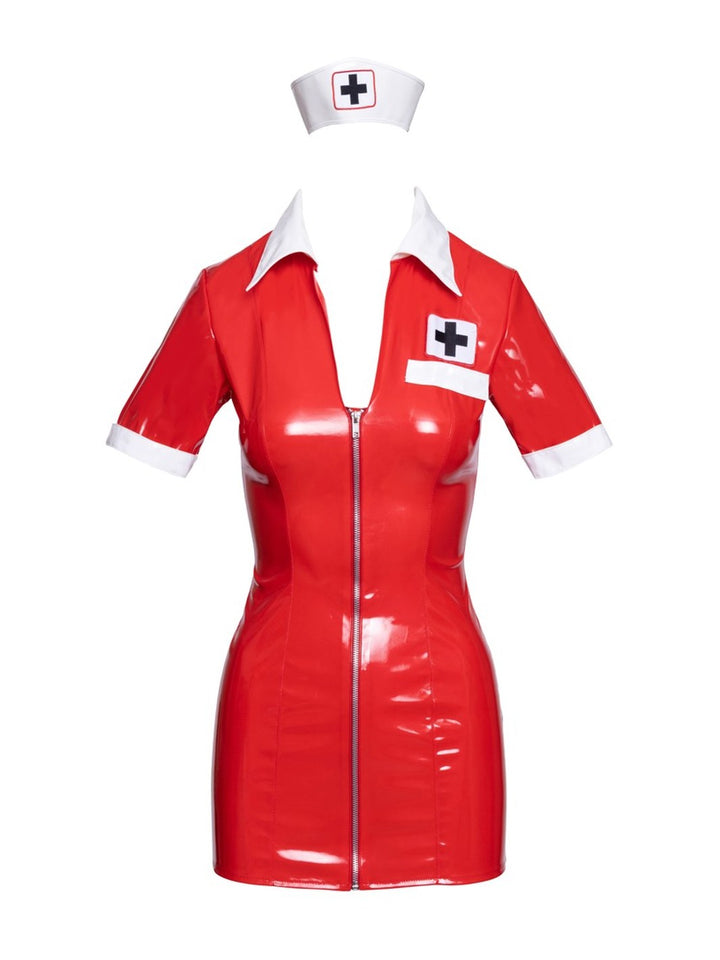 Vinyl Nurse red