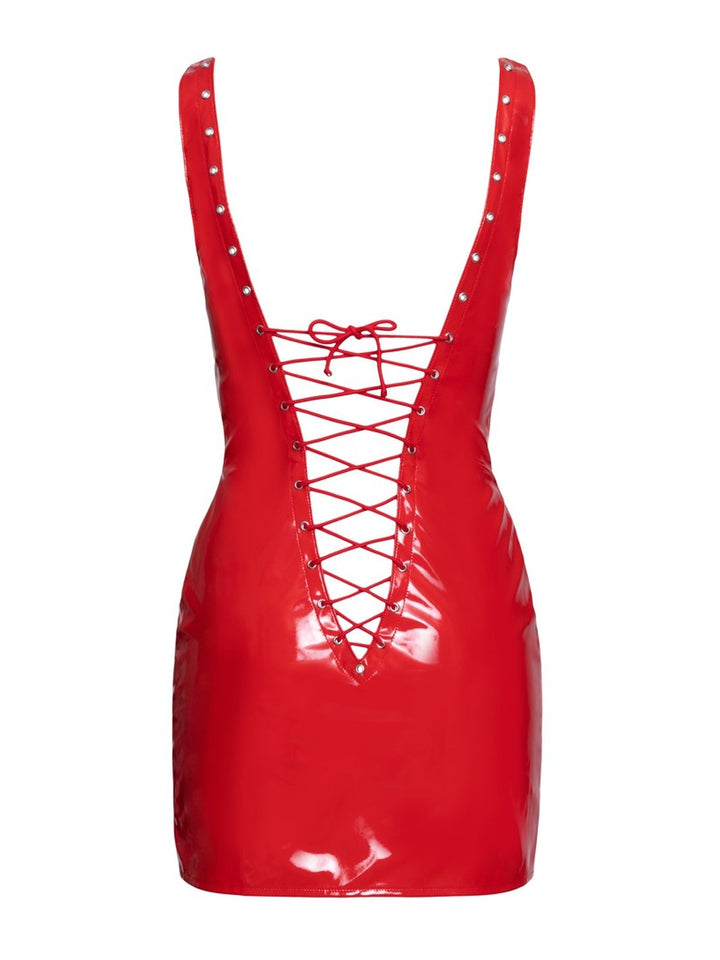 Vinyl Dress red