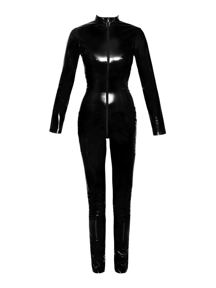 Vinyl Jumpsuit long