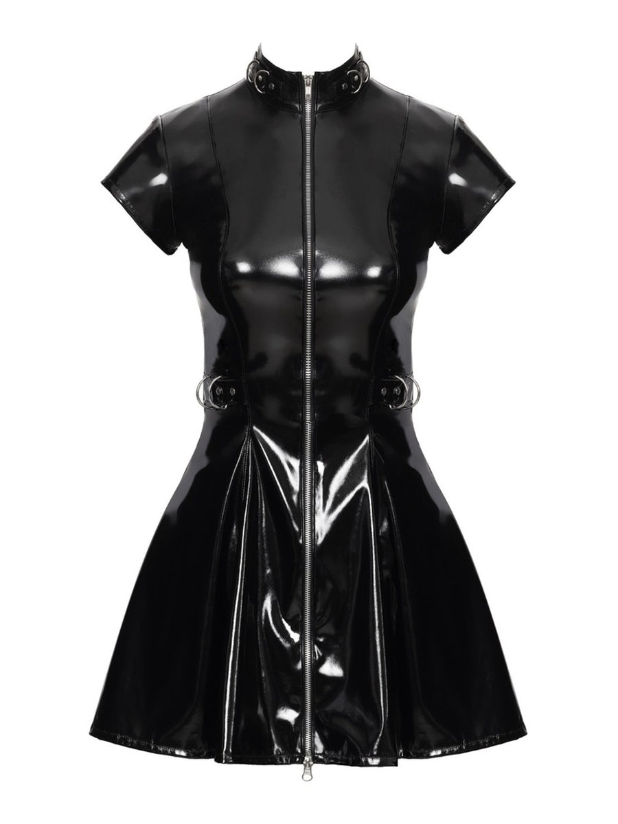 Vinyl Dress flared S