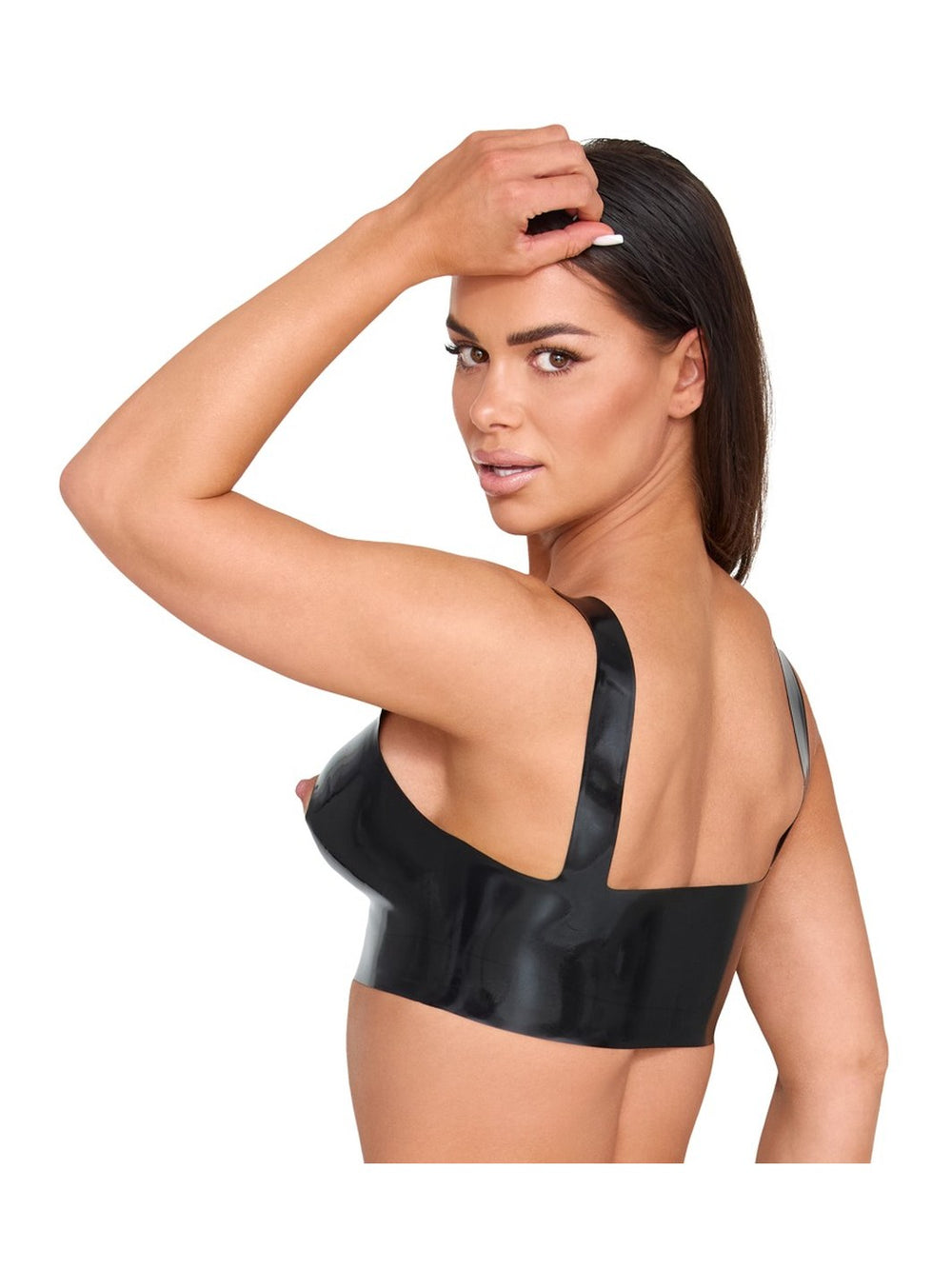Latex Top black
