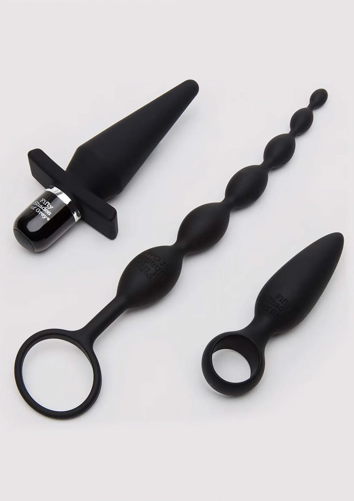 Fifty Shades of Grey Anal kit 4 pcs | Buttplug - Fifty Shades of Grey | SIN&LACE
