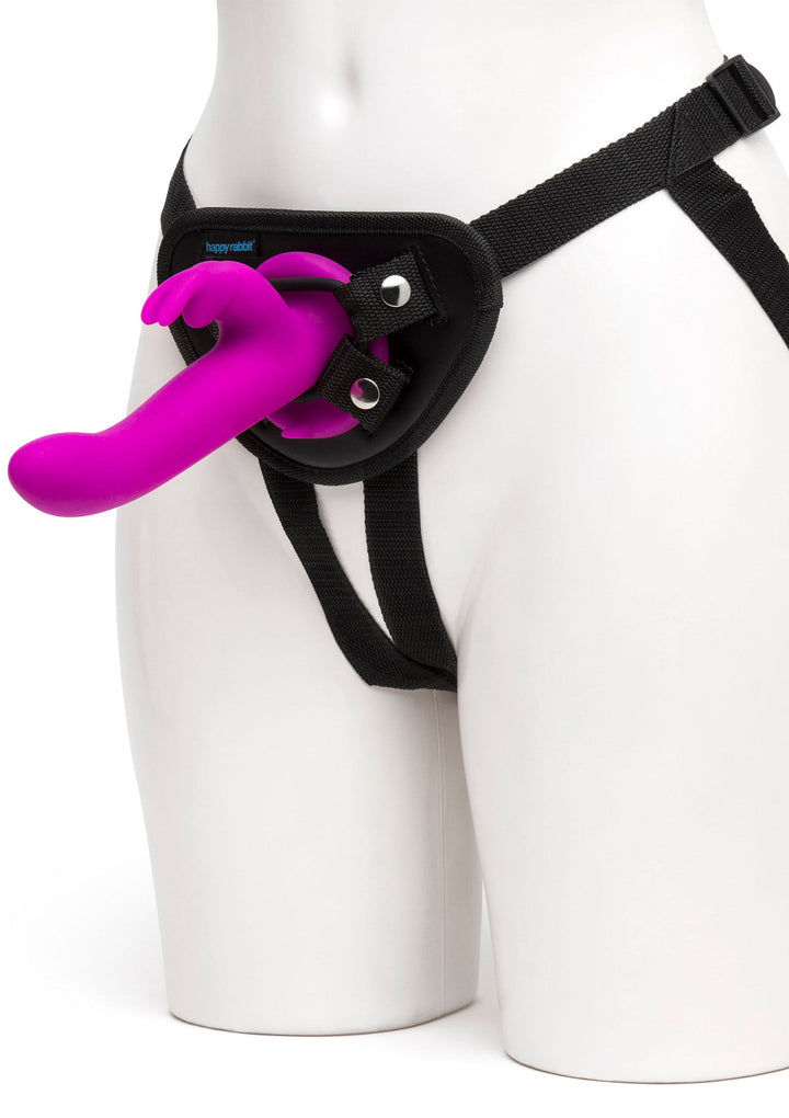 Vibrating Strap On Harness Set - Paars - afbeelding 4