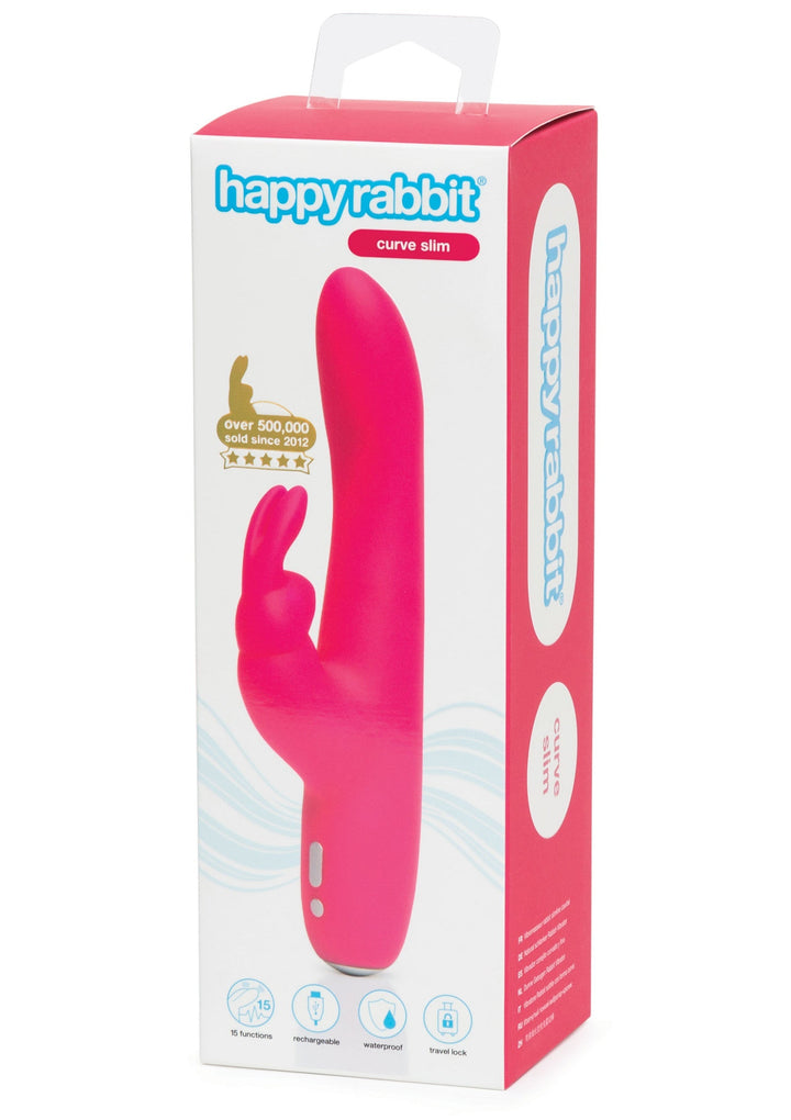 Happy Rabbit Slimline Curve Rabbit | Rabbit vibrator - Happy Rabbit | SIN&LACE