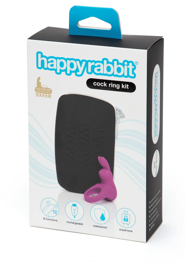 Happy Rabbit Cockring Kit (2-delig) - Paars | Cockring - Happy Rabbit | SIN&LACE