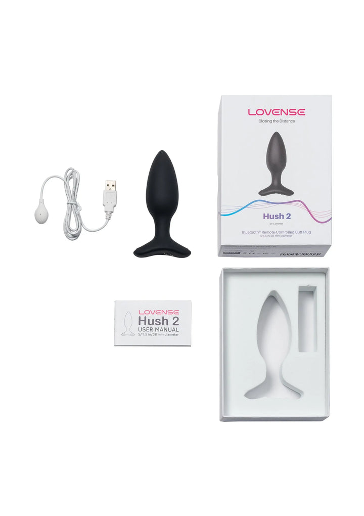 Lovense Hush 2 - 1.5 inch | Buttplug - Lovense | SIN&LACE