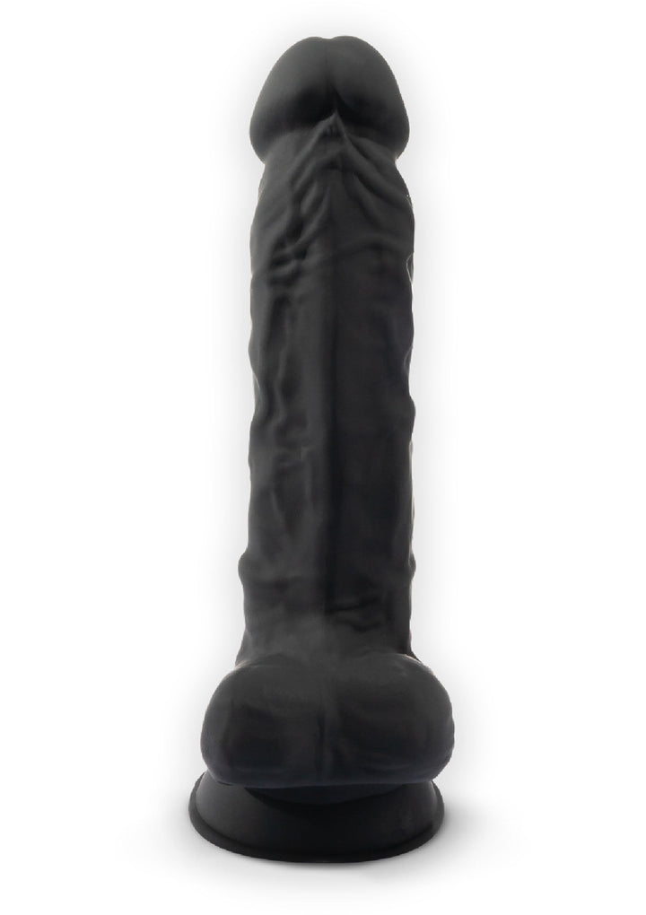 Dildo Model 7 inch - Zwart - afbeelding 3
