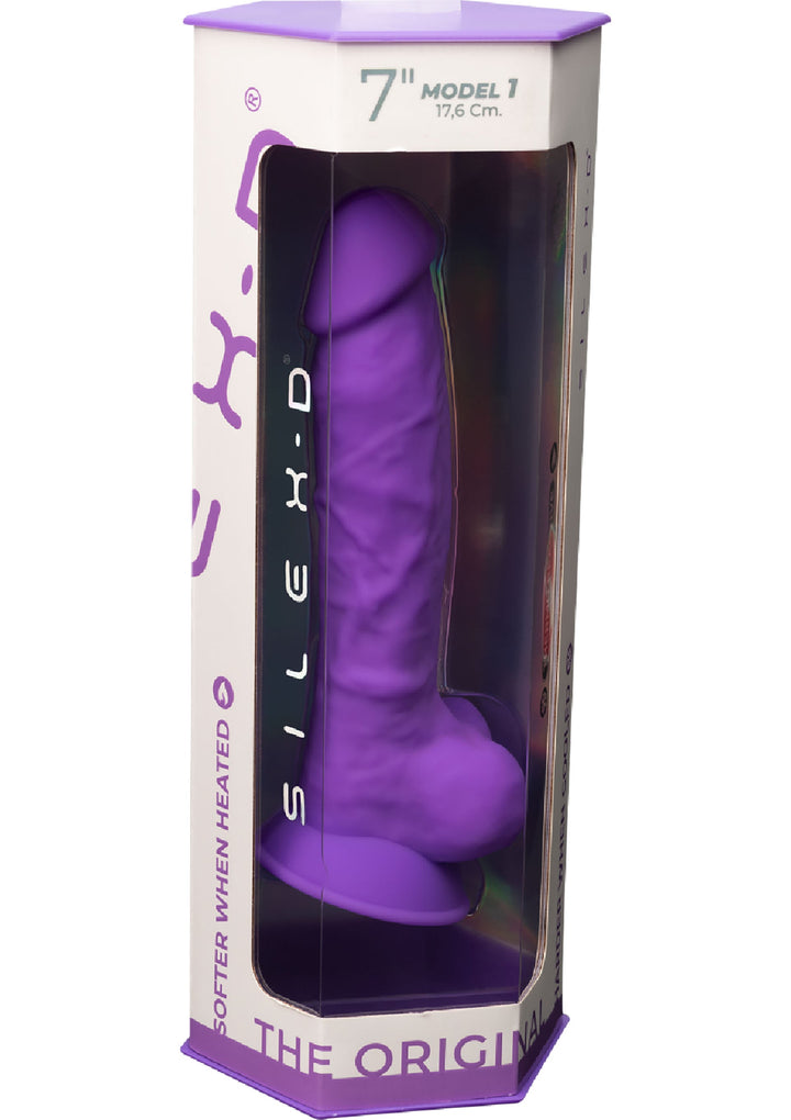 Dildo Model 7 inch - Paars - afbeelding 16