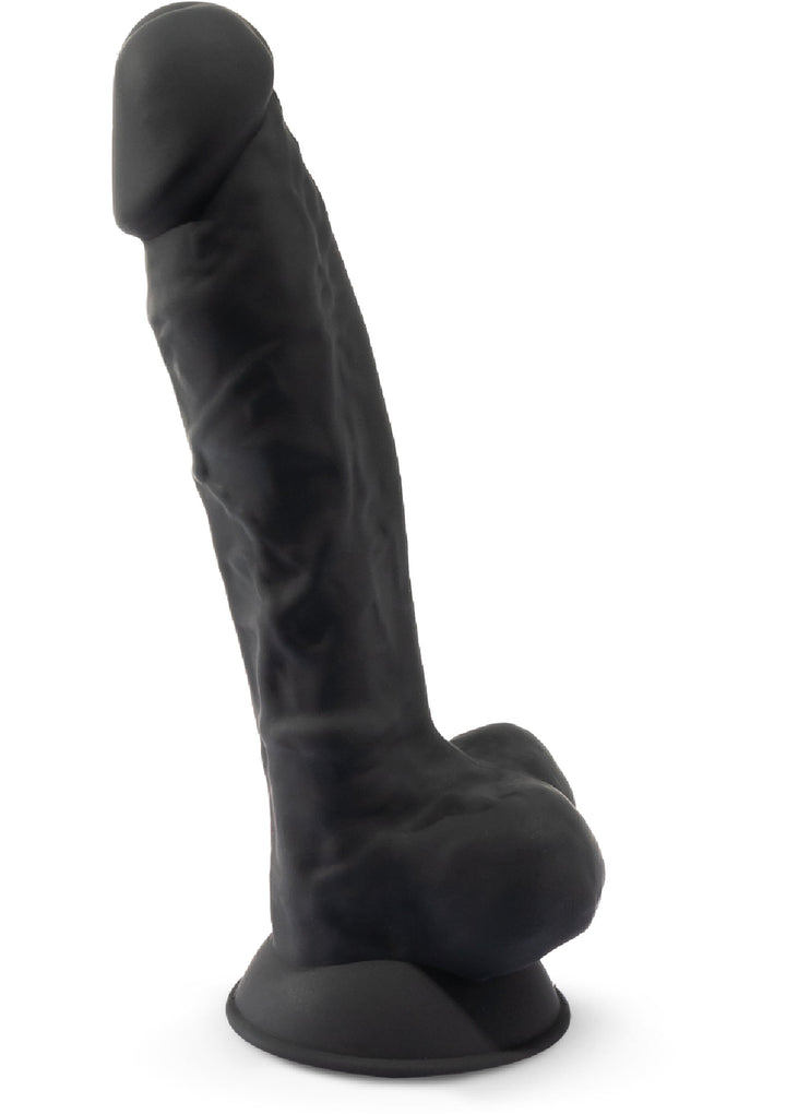 Dildo Model 8 inch - Zwart - afbeelding 3