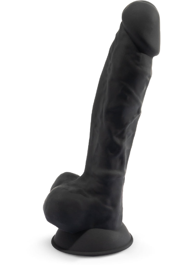 Dildo Model 8 inch - Zwart - afbeelding 5