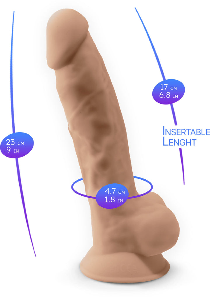 Silex-D realistische dildo met zuignap