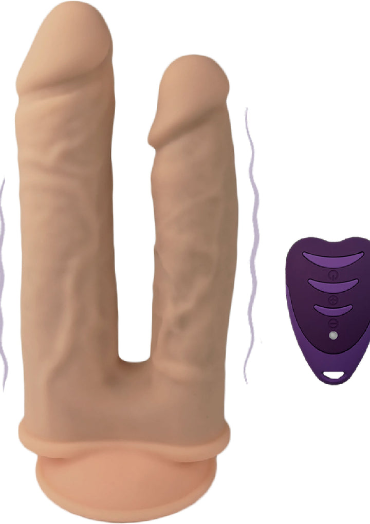 Duo Dildo Vibrating 7+8 inch - productafbeelding 1