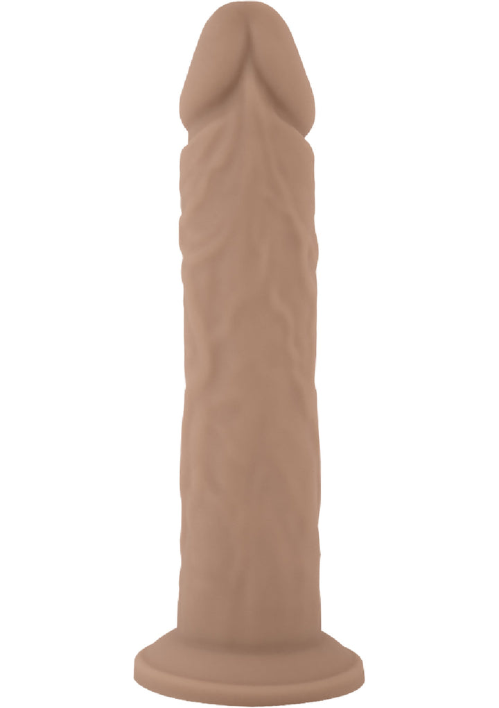 Silicone Dong Model 8 inch - Huidskleur - afbeelding 5