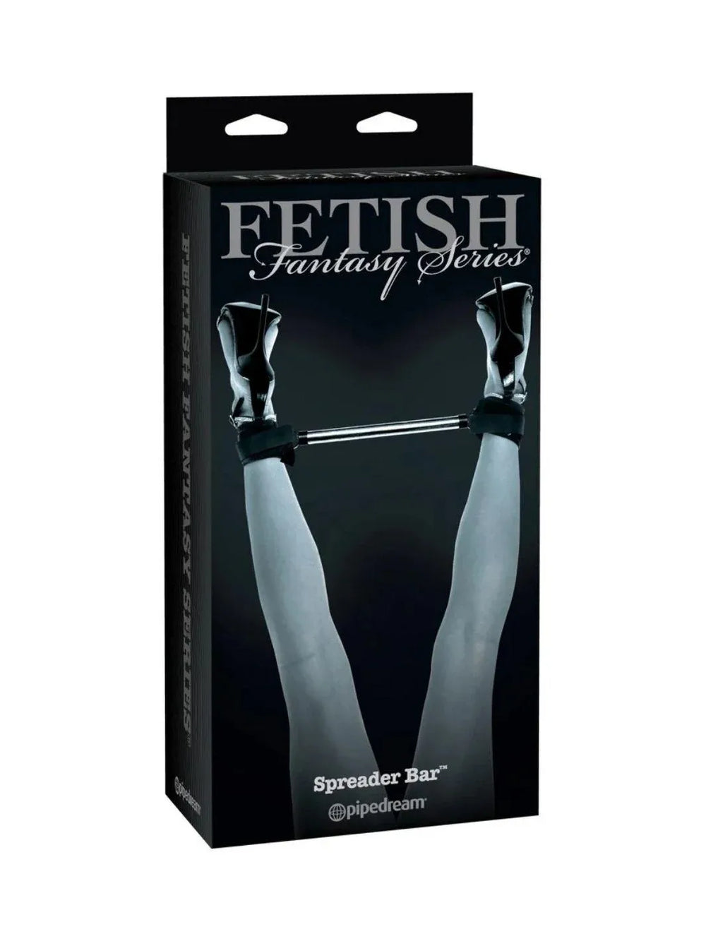 Zwarte Spreidstang met Klittenbandsluiting | Spreidstangen - Fetish Fantasy Series | SIN&LACE