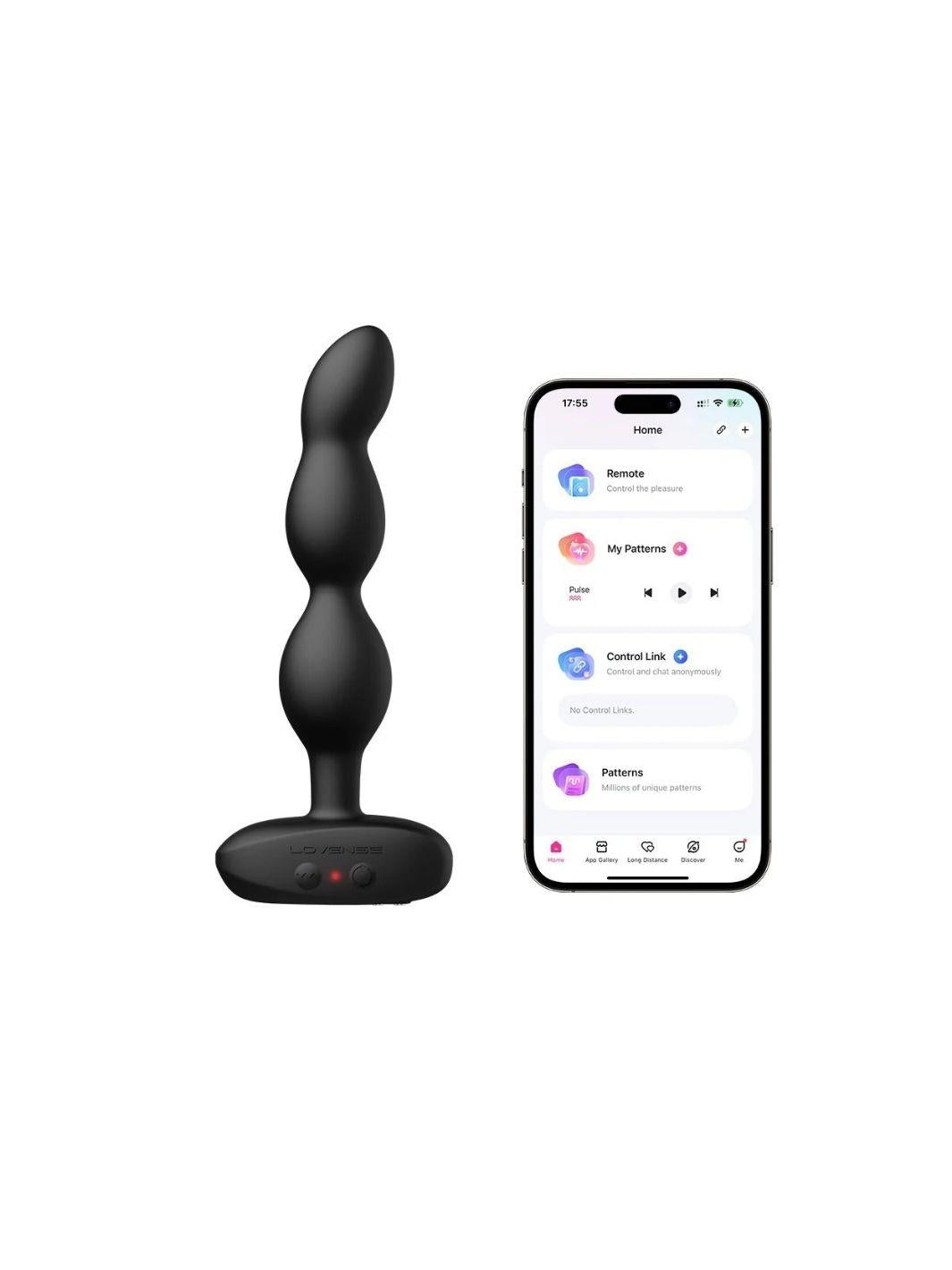 Lovense Ridge anaalvibrator zwart | Anaal vibrator - Lovense | SIN&LACE