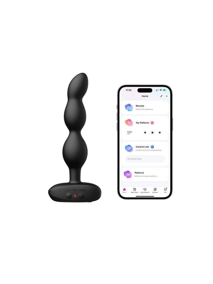 Lovense Ridge anaalvibrator zwart | Anaal vibrator - Lovense | SIN&LACE