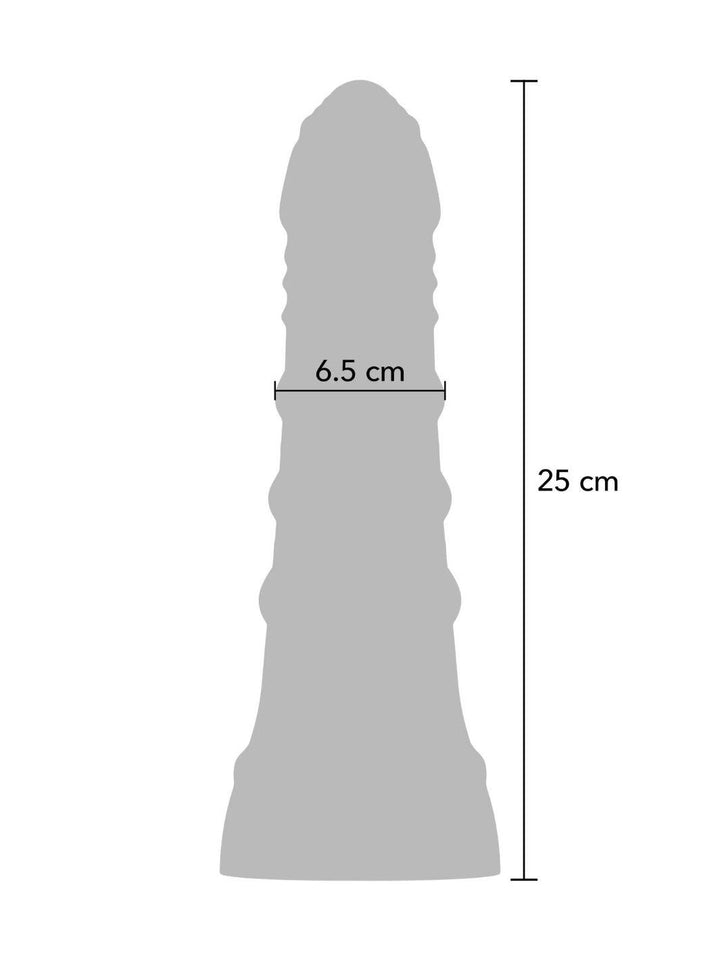 Hidden Desire Inferno Big Boys PVC Dildo Zwart | Grote dildo - Hidden Desire | SIN&LACE