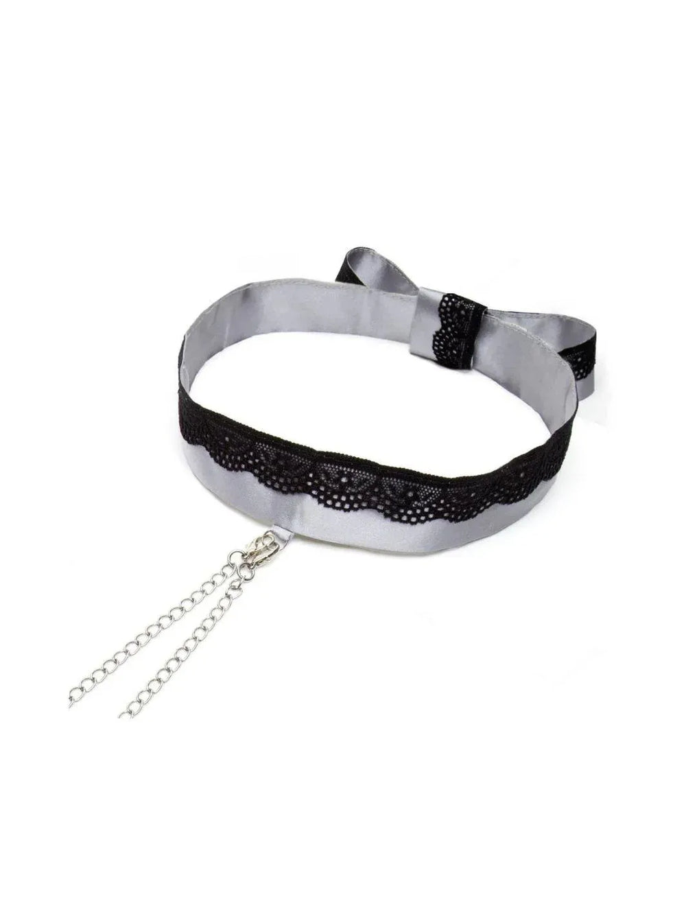Fifty Shades Of Gray - Satijnen Collar Met Tepelklemmen | Halsband - Fifty Shades of Grey | SIN&LACE