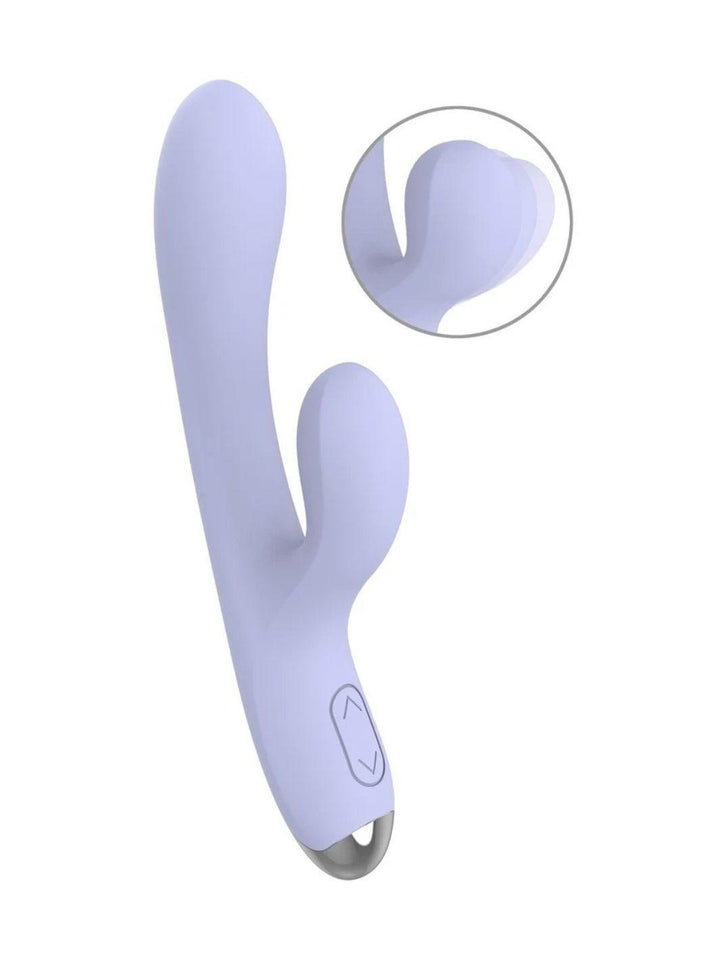 beau coeur RIVANO gebogen rabbit vibrator paars | Rabbit vibrator - beau coeur | SIN&LACE