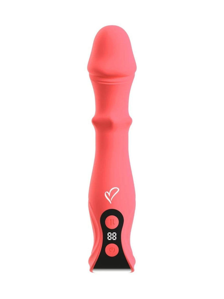 beau coeur ORYVIA schuifring vibrator felroze | vibrator - beau coeur | SIN&LACE