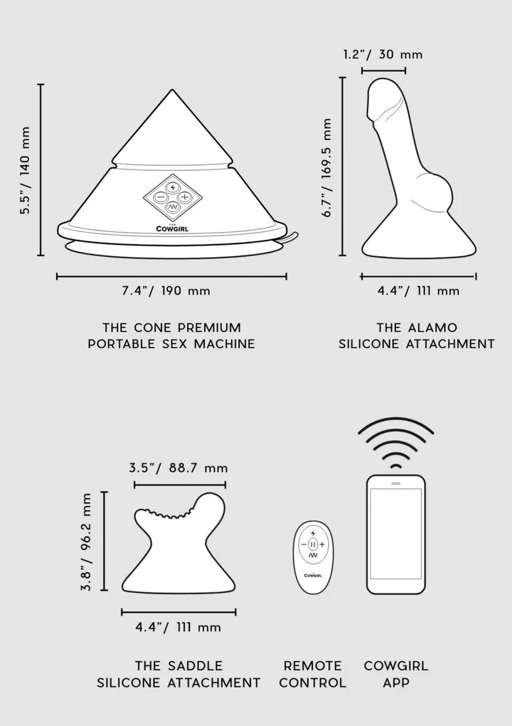 Cowgirl Cone Sex Machine