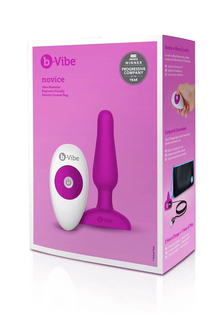 B-Vibe Novice Plug | Buttplug - B-Vibe | SIN&LACE