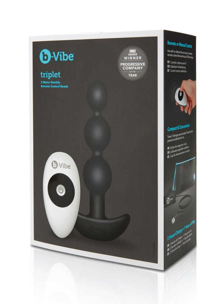B-Vibe Triplet Anal Beads vibrerende anaalkralen