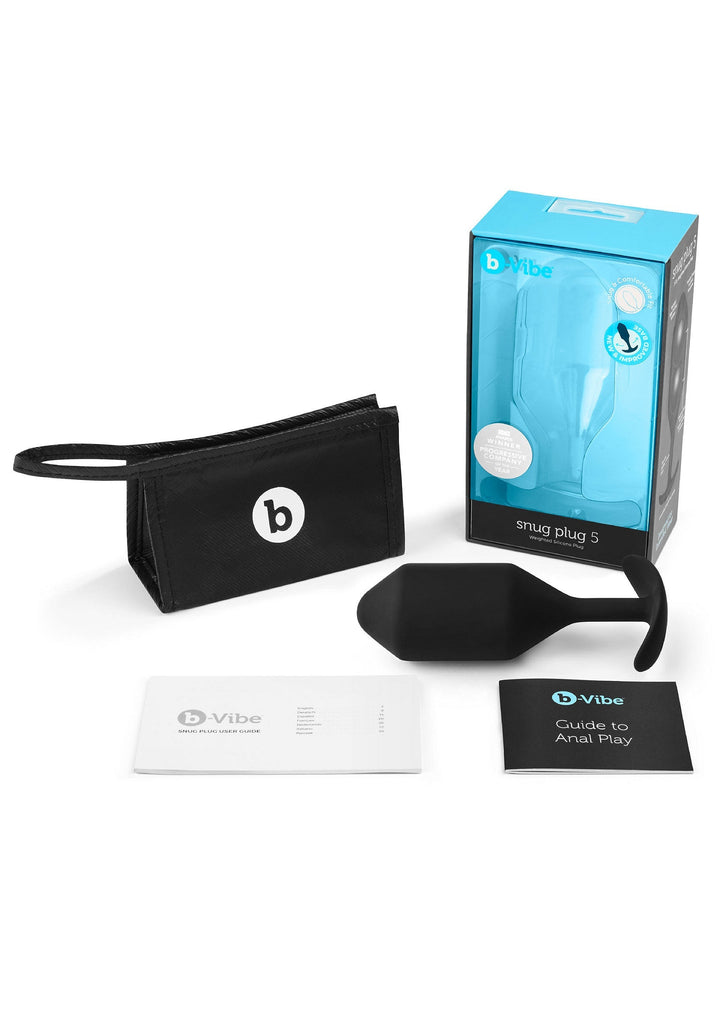 B-Vibe Snug Plug 5 verzwaarde buttplug