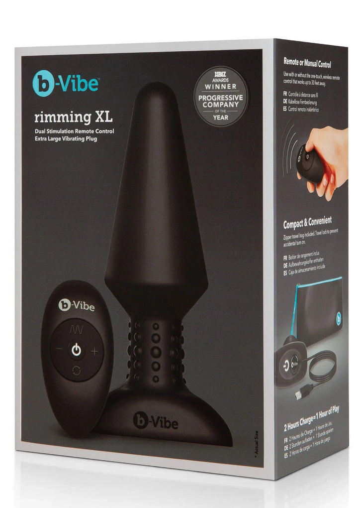 B-Vibe Rimming Plug XL | Buttplug - B-Vibe | SIN&LACE