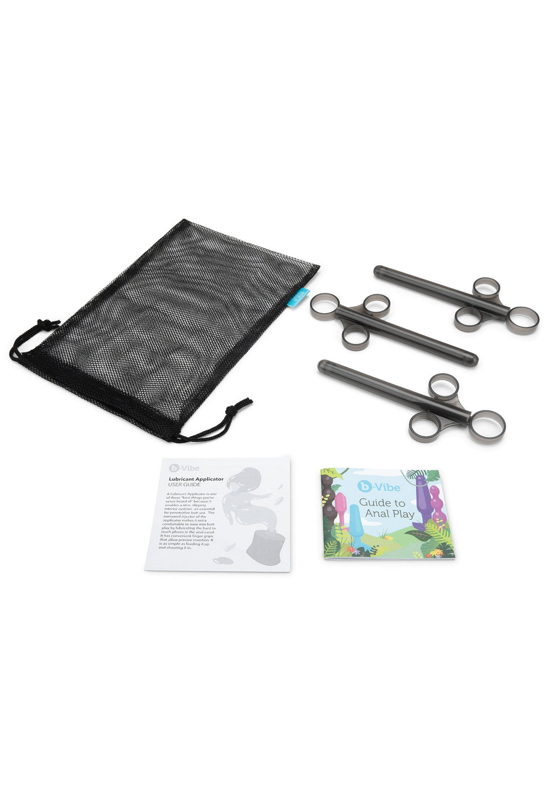 B-Vibe Lube Applicator 3pcs - Zwart