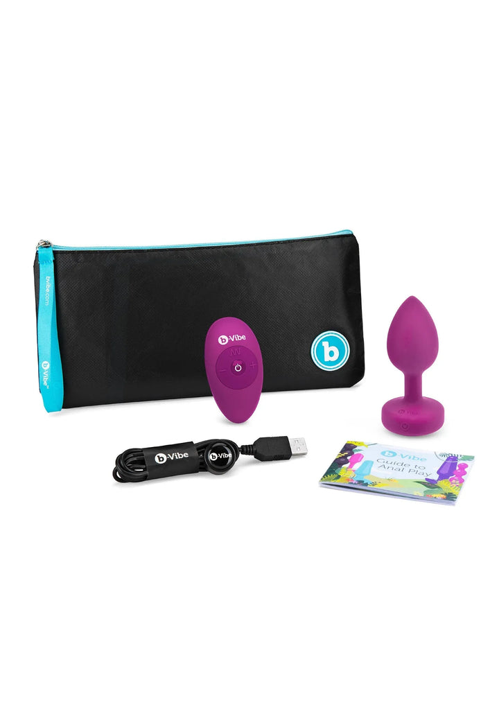 B-Vibe vibrerende juweel Plug S/M | Buttplug - B-Vibe | SIN&LACE