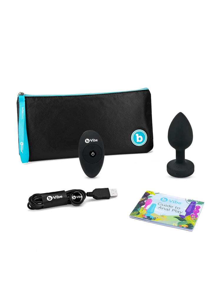 B-Vibe vibrerende juweel Plug M/L | Buttplug - B-Vibe | SIN&LACE