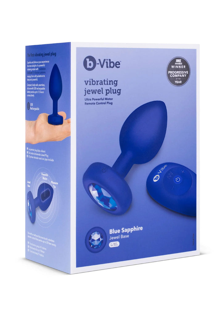 B-Vibe vibrerende juweel Plug L/XL | Buttplug - B-Vibe | SIN&LACE