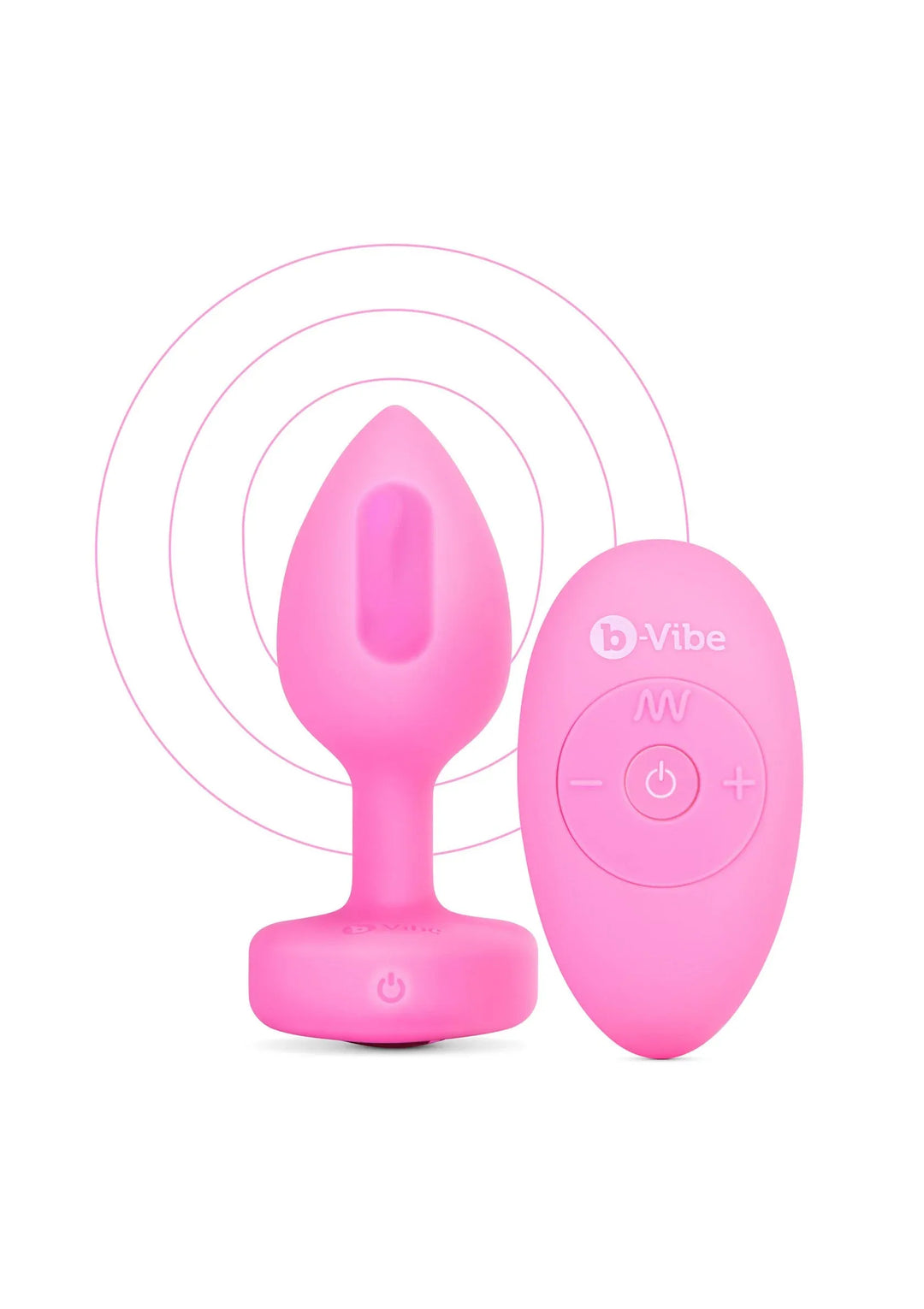 B-Vibe vibrerende Heart Plug S/M | Buttplug - B-Vibe | SIN&LACE