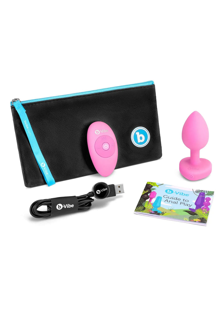 B-Vibe vibrerende Heart Plug S/M | Buttplug - B-Vibe | SIN&LACE