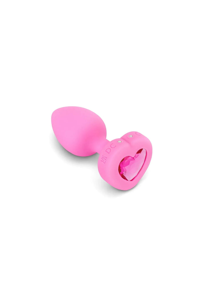 B-Vibe vibrerende Heart Plug S/M | Buttplug - B-Vibe | SIN&LACE