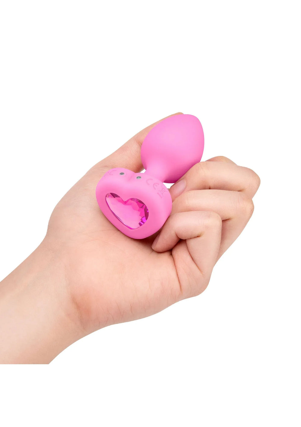 B-Vibe vibrerende Heart Plug S/M | Buttplug - B-Vibe | SIN&LACE