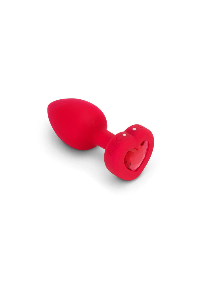 B-Vibe vibrerende Heart Plug M/L | Buttplug - B-Vibe | SIN&LACE