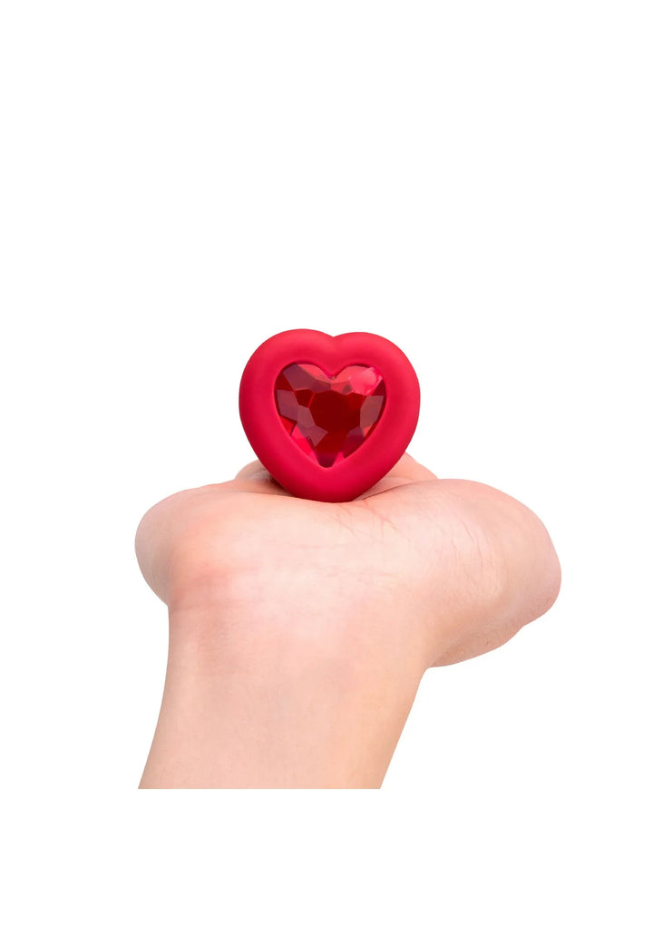 B-Vibe vibrerende Heart Plug M/L | Buttplug - B-Vibe | SIN&LACE