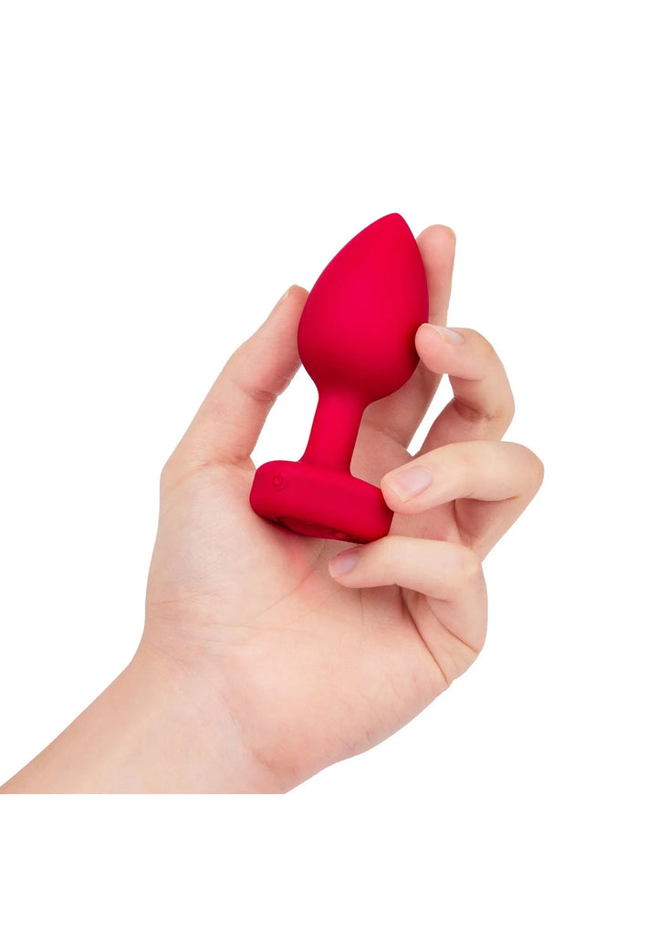 B-Vibe vibrerende Heart Plug M/L | Buttplug - B-Vibe | SIN&LACE