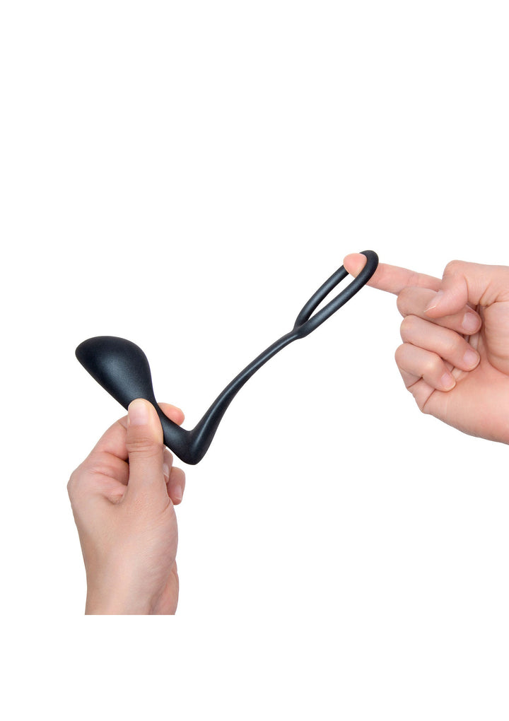 B-Vibe Ringer Cock Ring & Plug