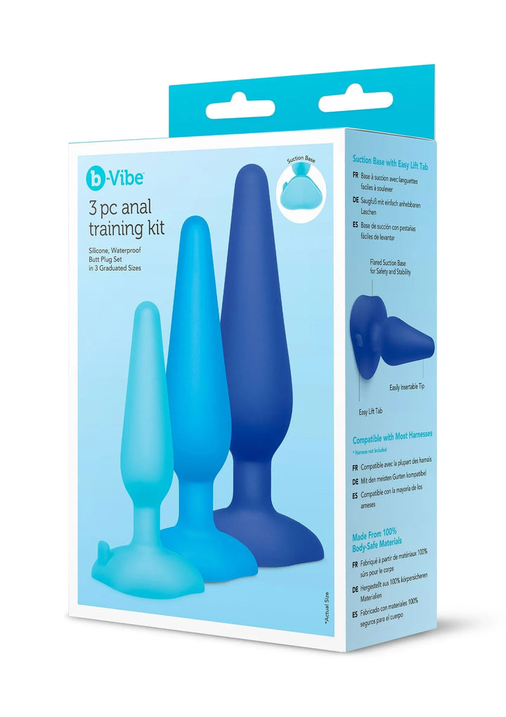 B-Vibe Anal Training kit 3pcs | Buttplug - B-Vibe | SIN&LACE