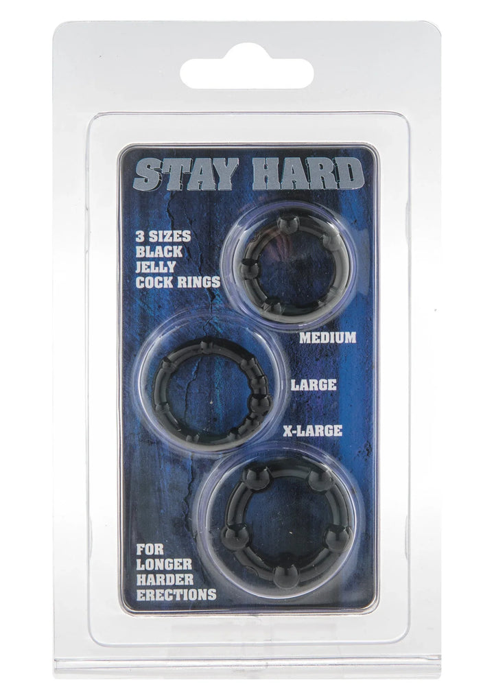 Stay Hard - Three Rings Cockring | Cockring - Scala Selection | SIN&LACE