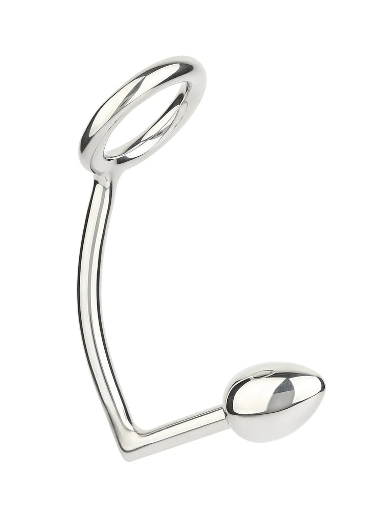 Ass Hitch Egg 30 mm / Cockring 40 mm | Cockring - Mr. Steel | SIN&LACE