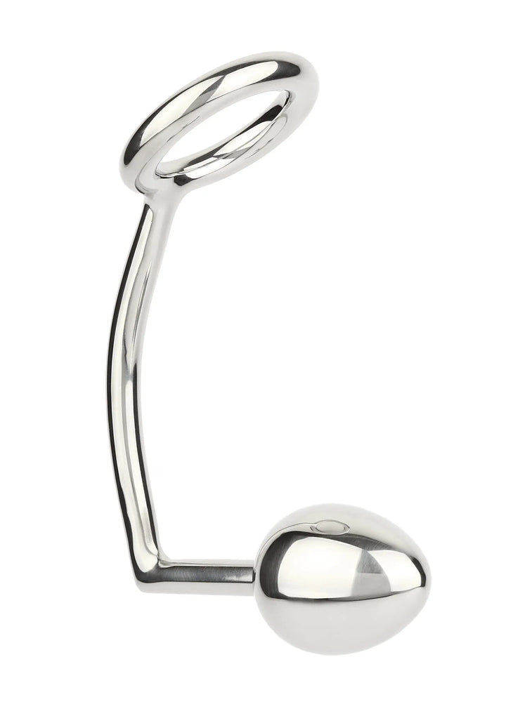 Ass Hitch Egg 40 mm / Cockring 40 mm | Cockring - Mr. Steel | SIN&LACE