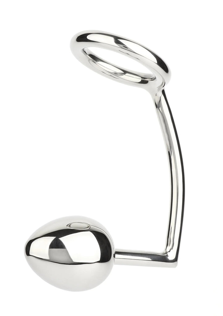 Ass Hitch Egg 45 mm / Cockring 45 mm | Cockring - Mr. Steel | SIN&LACE
