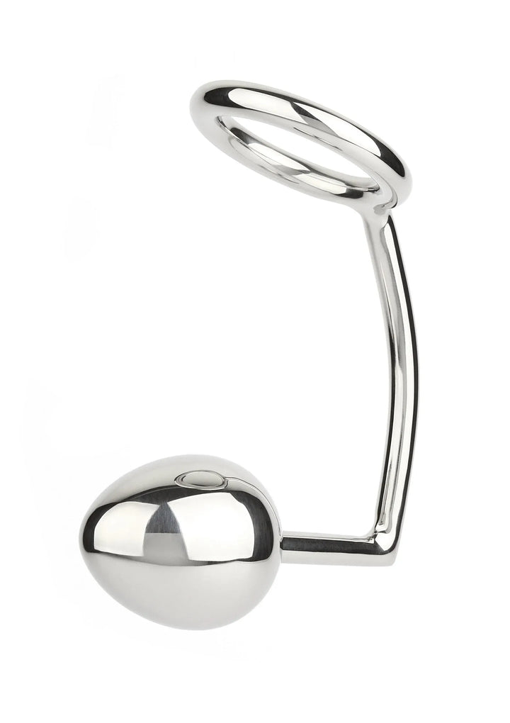 Ass Hitch Egg 50 mm / Cockring 50 mm | Cockring - Mr. Steel | SIN&LACE